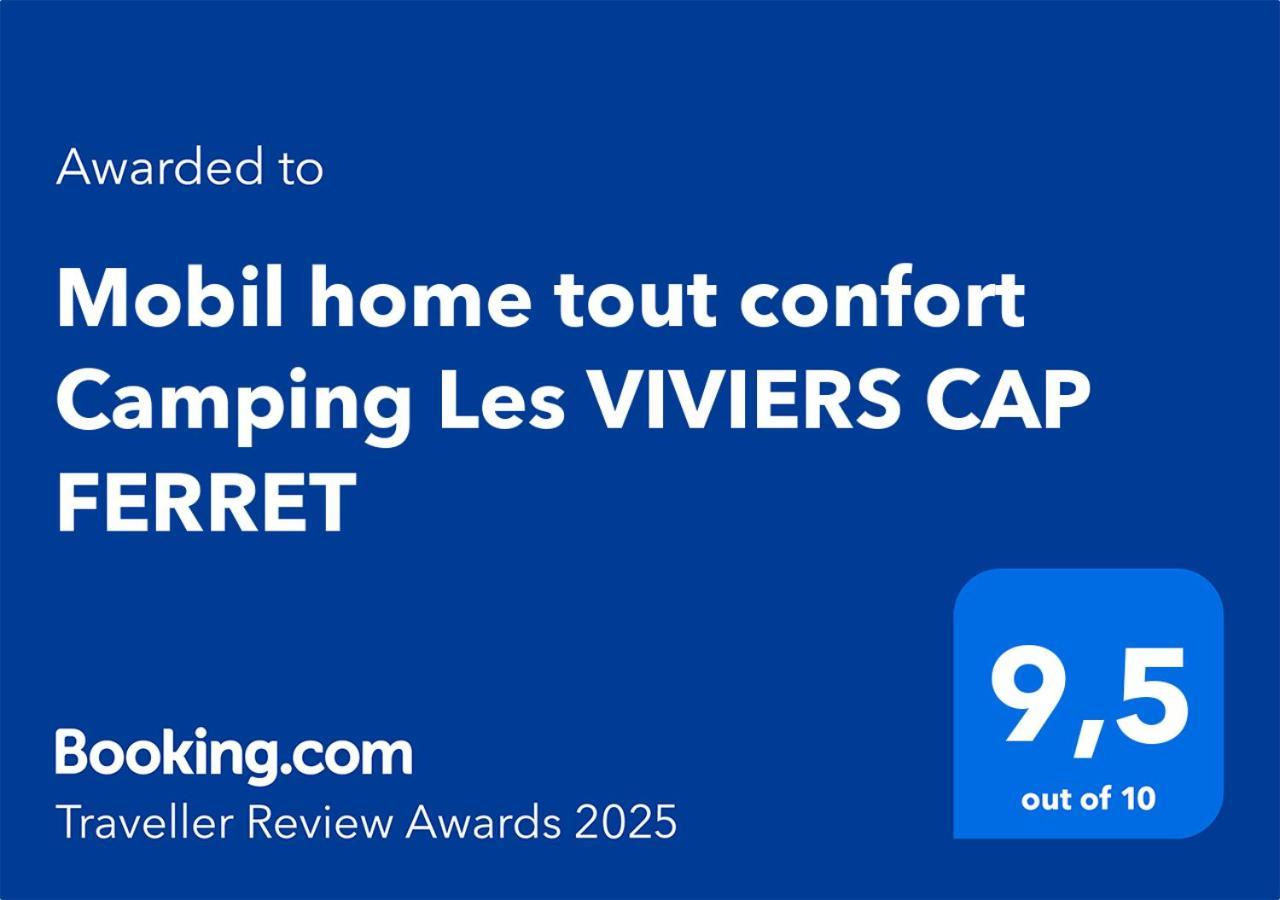 Mobil Home Tout Confort Camping Les Viviers Cap Ferret Lege-Cap-Ferret Exterior photo